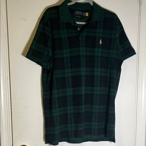 Polo by Ralph Lauren Men's Green Plaid Shirt